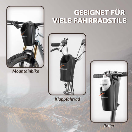 ROCKBROS Lenkertasche Flaschentasche Trinkflaschenhalter Multifunktionales Design (Fahrradtaschen) kaufen bei Linkreich – Jetzt entdecken!