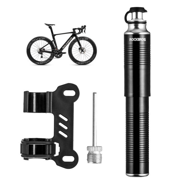 ROCKBROS Luftpumpe Handpumpe Schrader & Presta Ventile aus Aluminium (Fahrrad Luftpumpen) kaufen bei Linkreich – Jetzt entdecken!