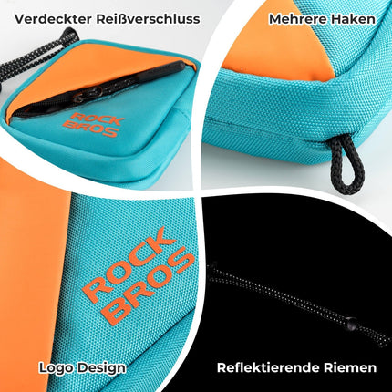 ROCKBROS Mini Fahrrad Satteltasche Fahrradtasche Geldbörse mit Gurt 0,25L (Fahrradtaschen) kaufen bei Linkreich – Jetzt entdecken!