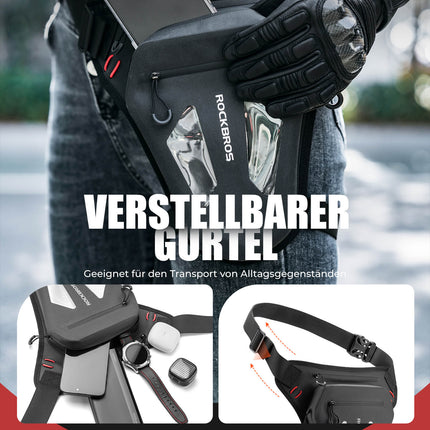 ROCKBROS Motorrad Beintasche Beinbeutel Hüfttasche mit Schultergurte (Motorradtaschen) kaufen bei Linkreich – Jetzt entdecken!