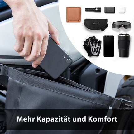 ROCKBROS Motorrad Seitentasche wasserdicht Gepäckträgertasche 5L Schwarz (Motorradtaschen) kaufen bei Linkreich – Jetzt entdecken!