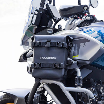 ROCKBROS Motorrad Seitentasche wasserdicht Gepäckträgertasche 5L Schwarz (Motorradtaschen) kaufen bei Linkreich – Jetzt entdecken!