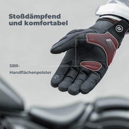 ROCKBROS Motorradhandschuhe Atmungsaktiv Handschuhe Touchscreen (Fahrradhandschuhe) kaufen bei Linkreich – Jetzt entdecken!