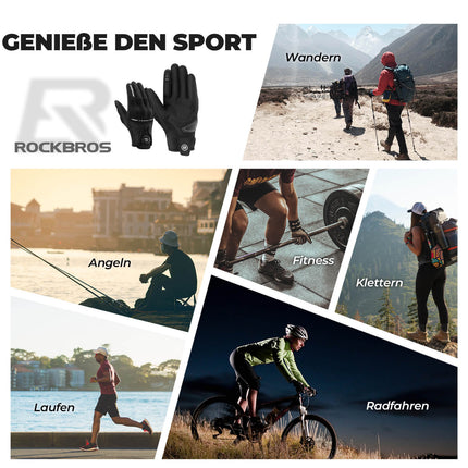 ROCKBROS Motorradhandschuhe Atmungsaktiv Handschuhe Touchscreen (Fahrradhandschuhe) kaufen bei Linkreich – Jetzt entdecken!