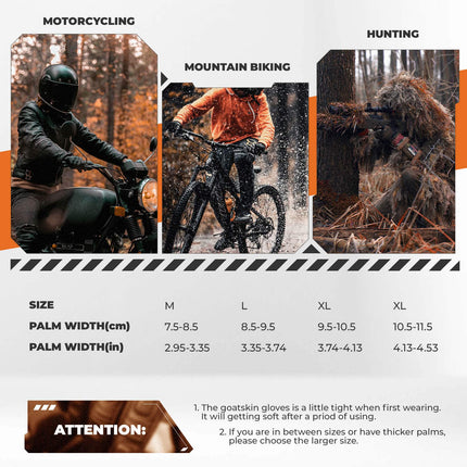 ROCKBROS Motorradhandschuhe Touchscreen Leder Vollfinger Handschuhe Amtungsaktiv (Motorradhandschuhe) kaufen bei Linkreich – Jetzt entdecken!