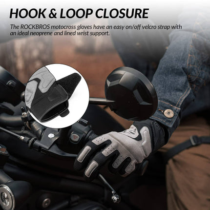 ROCKBROS Motorradhandschuhe Winddichte Touchscreen Herren Handschuhe (Fahrradhandschuhe) kaufen bei Linkreich – Jetzt entdecken!