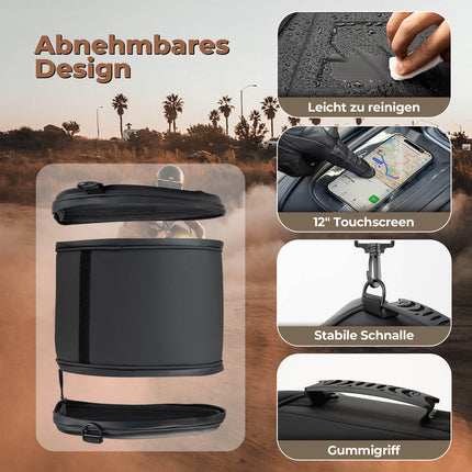 ROCKBROS Motorradtasche Tankrucksack mit Handyhalter Hecktasche 14L (Fahrradtaschen) kaufen bei Linkreich – Jetzt entdecken!