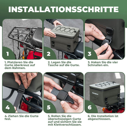 ROCKBROS Motorradtasche Wasserdicht Gepäckträgertasche Hecktasche 13L (Motorradtaschen) kaufen bei Linkreich – Jetzt entdecken!