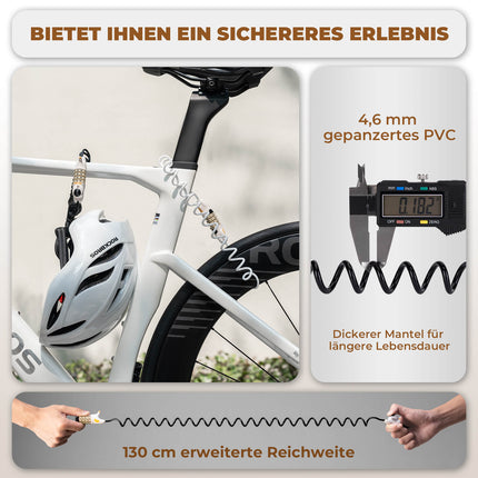 ROCKBROS Multifunktional Fahrradschloss Kinder Zahlenschloss Helmschloss (Fahrradschloss) kaufen bei Linkreich – Jetzt entdecken!