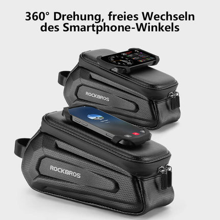 ROCKBROS Oberrohrtasche Handytasche Wasserdichte Fahrradtasche 6,5 Zoll (Fahrradtaschen) kaufen bei Linkreich – Jetzt entdecken!