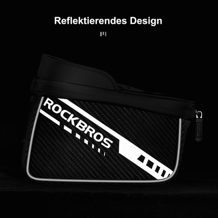 ROCKBROS Oberrohrtasche mit TPU - Touchscreen Seitentaschen - Design 1L (Fahrradtaschen) kaufen bei Linkreich – Jetzt entdecken!