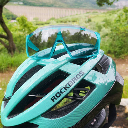 ROCKBROS Photochrome Brille HD Fahrradbrille für Outdoor - Aktivitäten Blau (Fahrradbrille) kaufen bei Linkreich – Jetzt entdecken!