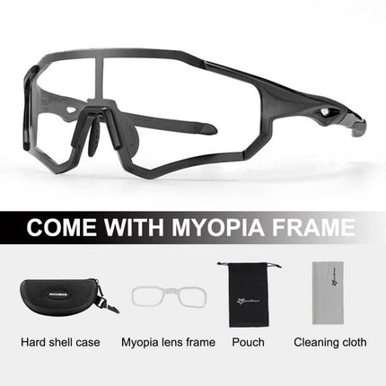 ROCKBROS Photochrome Radsport Brille mit UV400 Schutz (Fahrradbrille) kaufen bei Linkreich – Jetzt entdecken!