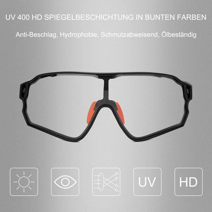 ROCKBROS Photochrome Sonnenbrille Fahrradbrille UV400 - Schutz Unisex (Fahrradbrille) kaufen bei Linkreich – Jetzt entdecken!