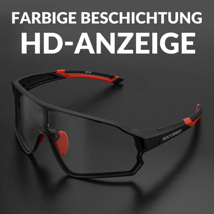 ROCKBROS Photochrome Sonnenbrille Fahrradbrille UV400 - Schutz Unisex (Fahrradbrille) kaufen bei Linkreich – Jetzt entdecken!