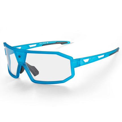 ROCKBROS Photochrome Sonnenbrille UV400 - Schutz Fahrradbrille Unisex Blau (Fahrradbrille) kaufen bei Linkreich – Jetzt entdecken!