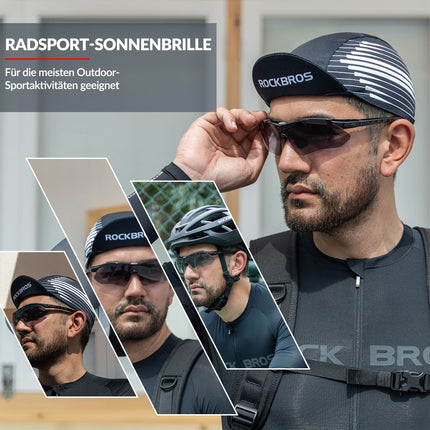 ROCKBROS Photochromic Sportbrillen Mit Austauschbarem Elastischem Stirnband (Fahrradbrille) kaufen bei Linkreich – Jetzt entdecken!