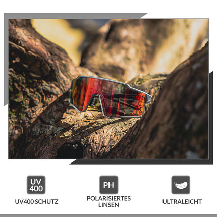 ROCKBROS Polarisiert Fahrradbrille Sport Sonnenbrille für Outdoorsport (Fahrradbrille) kaufen bei Linkreich – Jetzt entdecken!