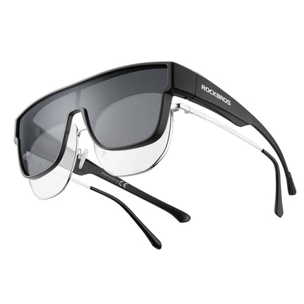 Polarisierte Unisex OTG Fahrrad-Überbrille für Kurzsichtige