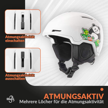 ROCKBROS - Qunature Skihelm mit Ohrenschützern Schneehelm Winter für Skifahren (Skihelm) kaufen bei Linkreich – Jetzt entdecken!