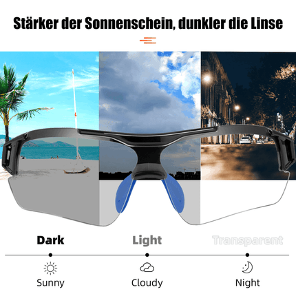 ROCKBROS Radbrille Sonnenbrille Halbrahmen Photochromatische Brille (Fahrradbrille) kaufen bei Linkreich – Jetzt entdecken!