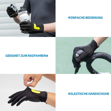 ROCKBROS Radhandschuhe MTB Frühling Herbst Atmungsaktiv Touchscreen Unisex (Fahrradhandschuhe) kaufen bei Linkreich – Jetzt entdecken!