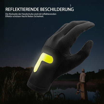 ROCKBROS Radhandschuhe MTB Frühling Herbst Atmungsaktiv Touchscreen Unisex (Fahrradhandschuhe) kaufen bei Linkreich – Jetzt entdecken!