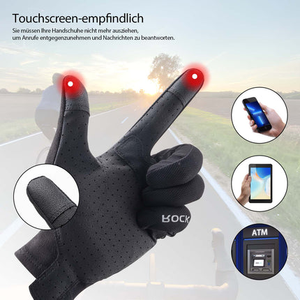 ROCKBROS Radhandschuhe MTB Frühling Herbst Atmungsaktiv Touchscreen Unisex (Fahrradhandschuhe) kaufen bei Linkreich – Jetzt entdecken!