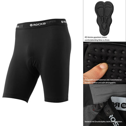 ROCKBROS Radhose Herren Kurz atmungsaktiv Anti - Stoß Fahrradhose (Fahrradhose) kaufen bei Linkreich – Jetzt entdecken!