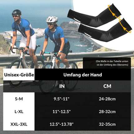 ROCKBROS Radsport Armlinge Winter Anti Rutschen Arm Sleeves (Armlinge & Beinlinge) kaufen bei Linkreich – Jetzt entdecken!