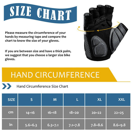 ROCKBROS Radsport Halbfingerhandschuhe Universal Trainingshandschuhe