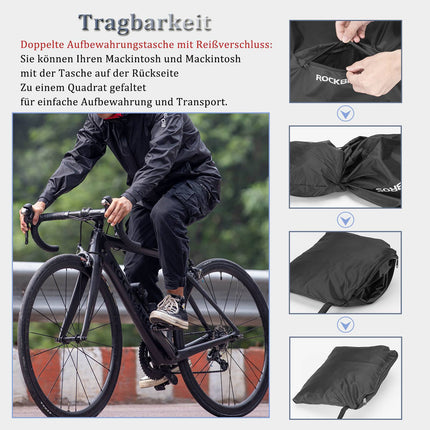 ROCKBROS Radsport Regenjacke Herren Wasserabweisend Leicht Fahrradjacke (Fahrradjacke) kaufen bei Linkreich – Jetzt entdecken!