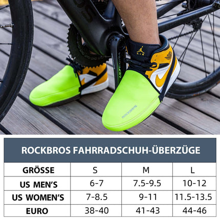 ROCKBROS Radsport Überschuhe Wasserabweisend Kevlar Fahrrad Shoe Cover (Fahrrad Überschuhe) kaufen bei Linkreich – Jetzt entdecken!