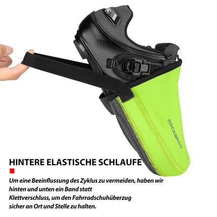 ROCKBROS Radsport Überschuhe Wasserabweisend Kevlar Fahrrad Shoe Cover