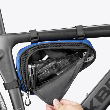 ROCKBROS Rahmentasche wasserdicht Dreieckstasche für MTB & Rennräder 1,2L
