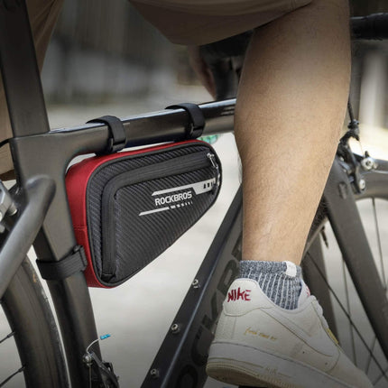 ROCKBROS Rahmentasche wasserdicht Dreieckstasche für MTB & Rennräder 1,2L (Fahrradtaschen) kaufen bei Linkreich – Jetzt entdecken!