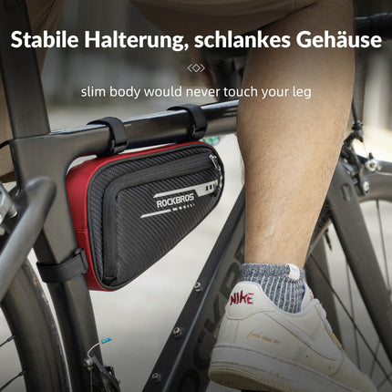 ROCKBROS Rahmentasche wasserdicht Dreieckstasche für MTB & Rennräder 1,2L (Fahrradtaschen) kaufen bei Linkreich – Jetzt entdecken!