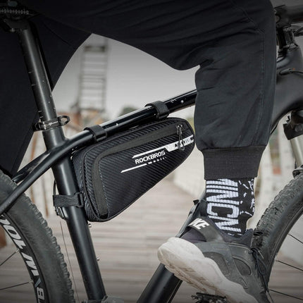 ROCKBROS Rahmentasche wasserdicht Dreieckstasche für MTB & Rennräder 1,2L (Fahrradtaschen) kaufen bei Linkreich – Jetzt entdecken!