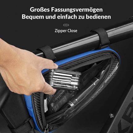 ROCKBROS Rahmentasche wasserdicht Dreieckstasche für MTB & Rennräder 1,2L (Fahrradtaschen) kaufen bei Linkreich – Jetzt entdecken!
