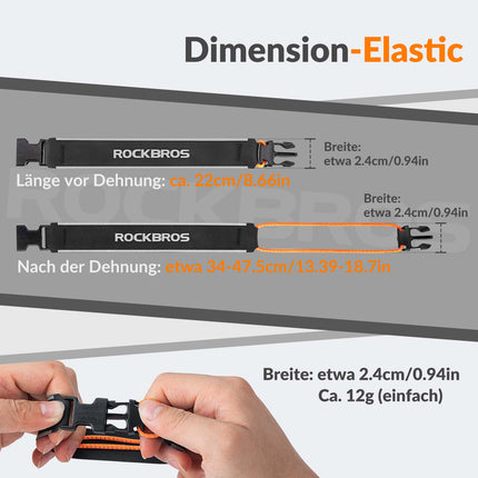 ROCKBROS Reflektorbänder Elastisch Fahrrad Reflektorband 1 Paar (Reflektorbänder) kaufen bei Linkreich – Jetzt entdecken!