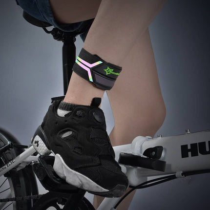 ROCKBROS Reflektorbänder Hosenband mit Klettverschluss 1 Paar Schwarz (Reflektorbänder) kaufen bei Linkreich – Jetzt entdecken!