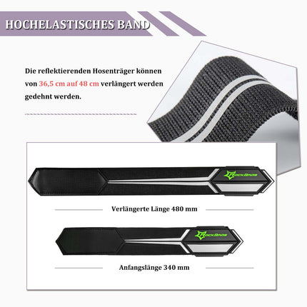 ROCKBROS Reflektorbänder Hosenband mit Klettverschluss 1 Paar Schwarz (Reflektorbänder) kaufen bei Linkreich – Jetzt entdecken!