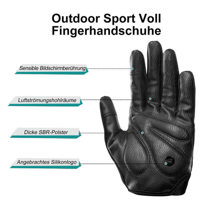 ROCKBROS Reithandschuhe Full Finger SBR Herren Sporthandschuhe M - XXL (Fahrradhandschuhe) kaufen bei Linkreich – Jetzt entdecken!