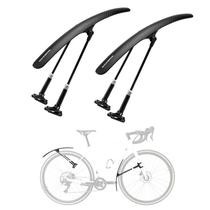 ROCKBROS Rennrad Schutzblech Set für 27,5 Zoll Fahrräder Quick-Release
