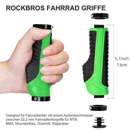 ROCKBROS Rutschfeste Fahrradgriffe aus Gummi mit Lock - on Design für MTB (Fahrradgriffe) kaufen bei Linkreich – Jetzt entdecken!