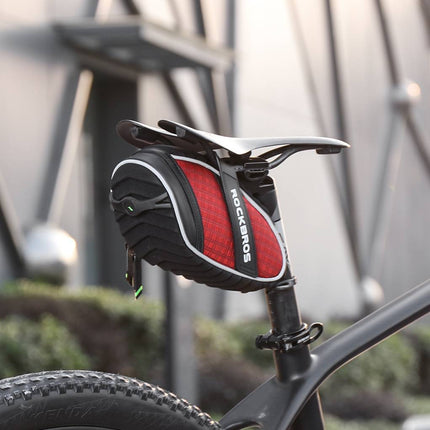 ROCKBROS Satteltaschen Fahrradsitz Taschen mit Rücklichthalter 1L (Fahrradtaschen) kaufen bei Linkreich – Jetzt entdecken!
