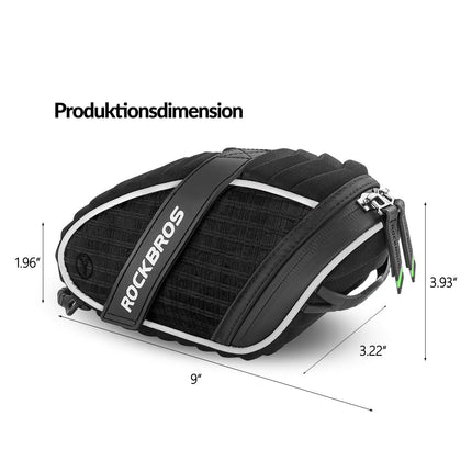 ROCKBROS Satteltaschen Fahrradsitz Taschen mit Rücklichthalter 1L (Fahrradtaschen) kaufen bei Linkreich – Jetzt entdecken!