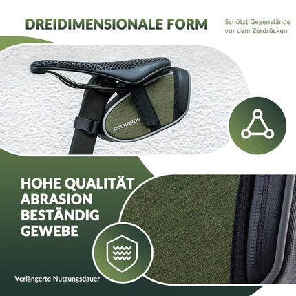 ROCKBROS Satteltaschen Wasserabweisend Werkzeugtasche 2024 neuer Stil