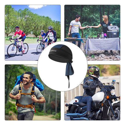 ROCKBROS Schnelltrocknend Kopftuch für Damen und Herren Schwarz/Blau (Fahrrad Mütze) kaufen bei Linkreich – Jetzt entdecken!