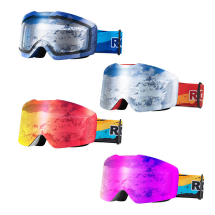 ROCKBROS Skibrille Schneebrille Polarisierte Helmkompatible Sportbrille Skifahren (Skibrille) kaufen bei Linkreich – Jetzt entdecken!